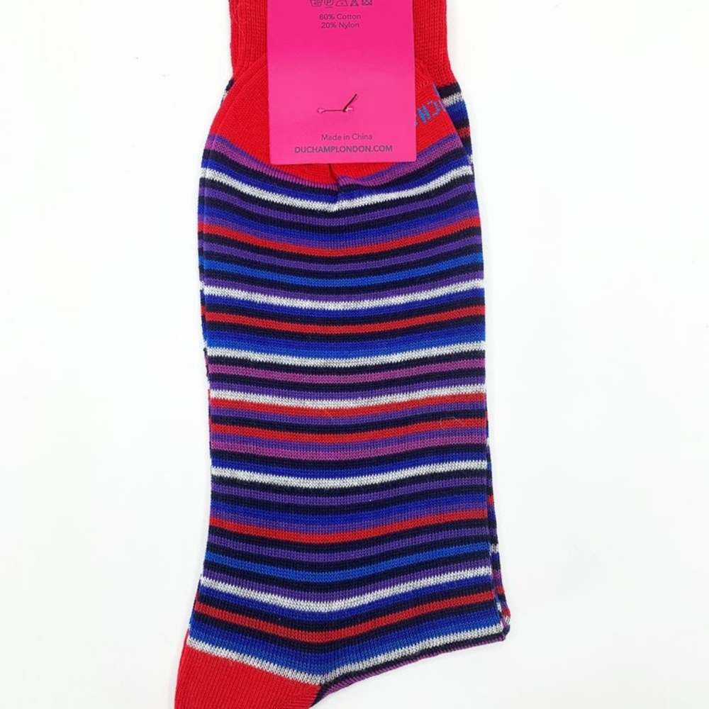 Duchamp London Men's Dress Socks Cotton - Picture 2 of 2